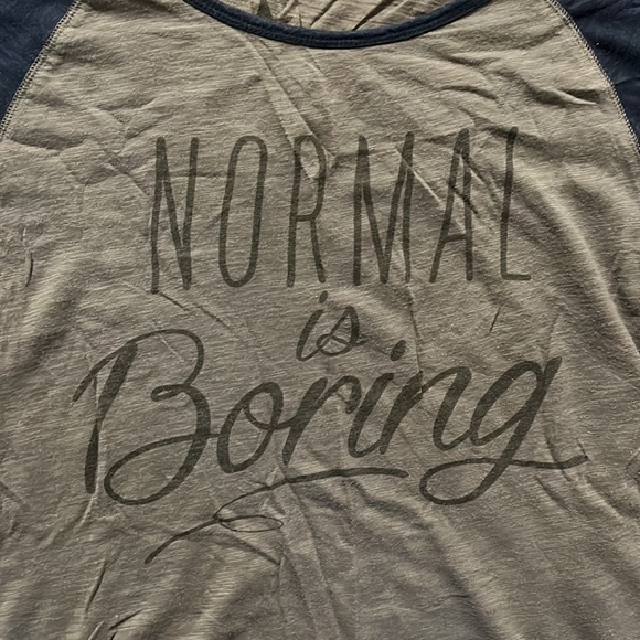 Baseball Style Top - Picture 2 of 4